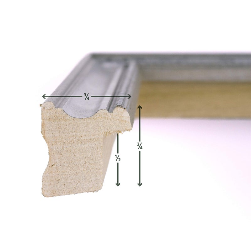 Craig Frames 314SI, Ornate Silver Picture Frame, 18 x 24 Inch - Image 2